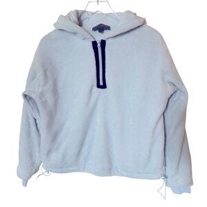 Sunday in Brooklyn | Women's Light Blue Fleece Hoodie Size Small